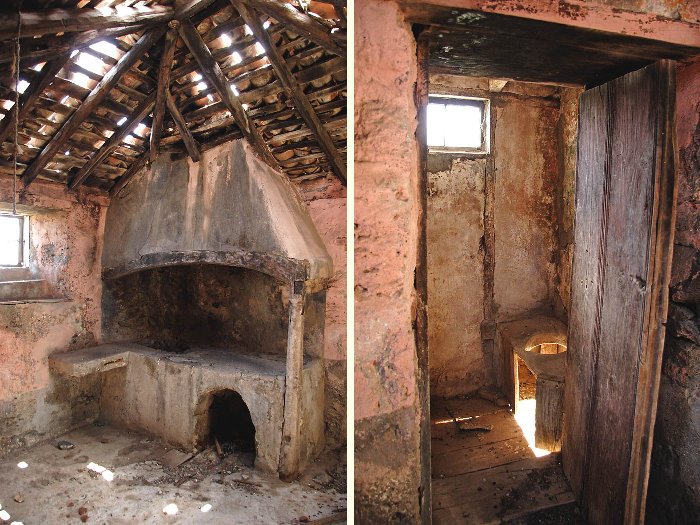 cocina y excusado de la Casa Fierro, La Palma.